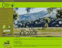 Tablet Screenshot of camping-carrique.com